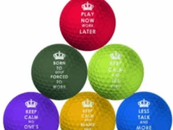 Longridge Keep Calm Novelty Golf Balls