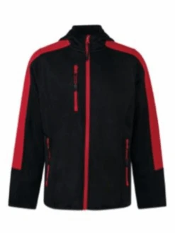 Murray Golf Soft Shell Junior Hoodie - Red / Black