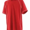 Murray Golf Piped Junior Polo Shirt - Red / White -Professional Golf Shop 2738902293