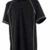 Murray Golf Piped Junior Polo Shirt - Black / White -Professional Golf Shop 2738923753