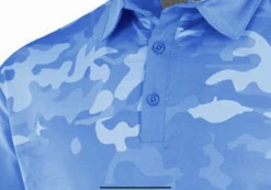 Island Green Junior Graded Mid Blue Camo Sub Print Polo Shirt -Professional Golf Shop IMG 1006 1