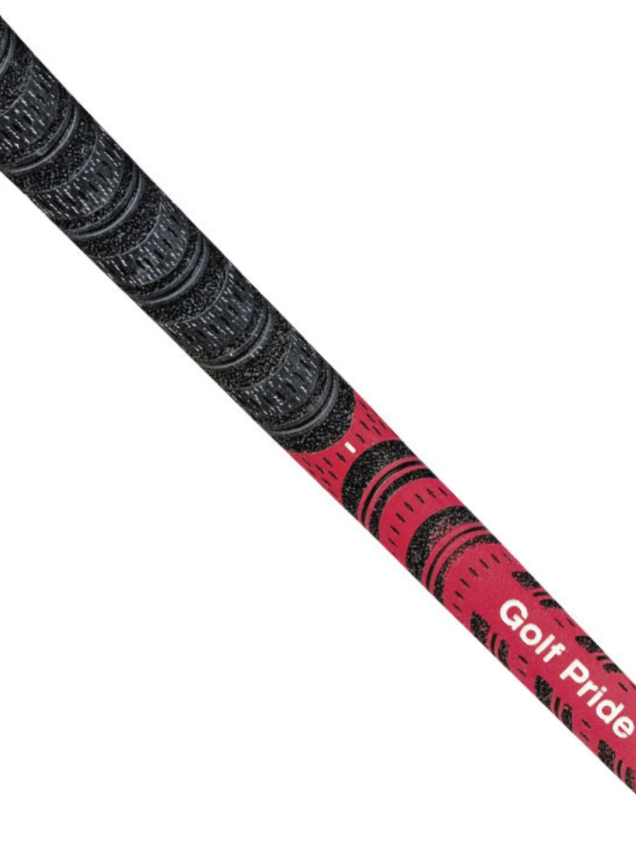 Golf Pride Decade Multi Compound Cord Grip - Black / Red 2 Golf Pride Decade Multi Compound Cord Grip - Black / Red