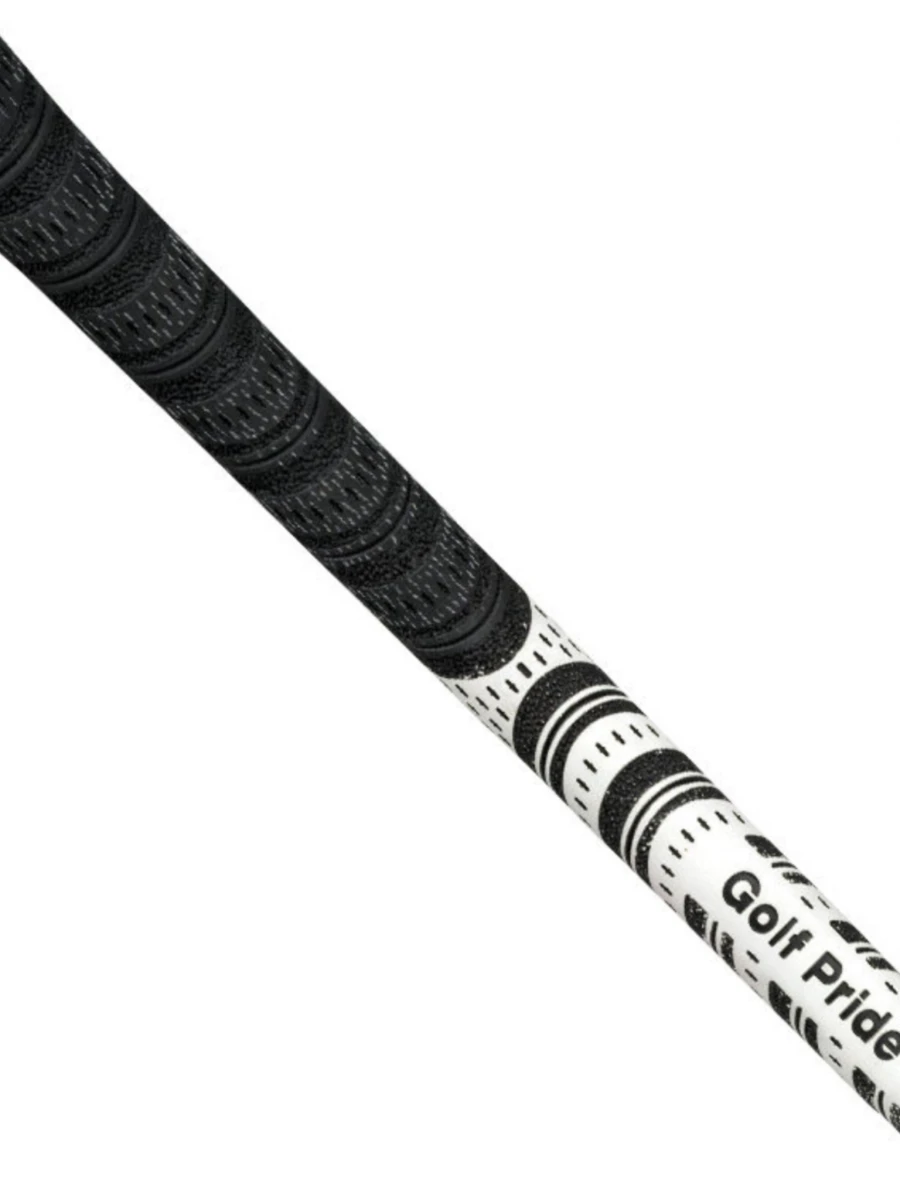 Golf Pride Decade Multi Compound Cord Grip - Black / White 3 Golf Pride Decade Multi Compound Cord Grip - Black / White