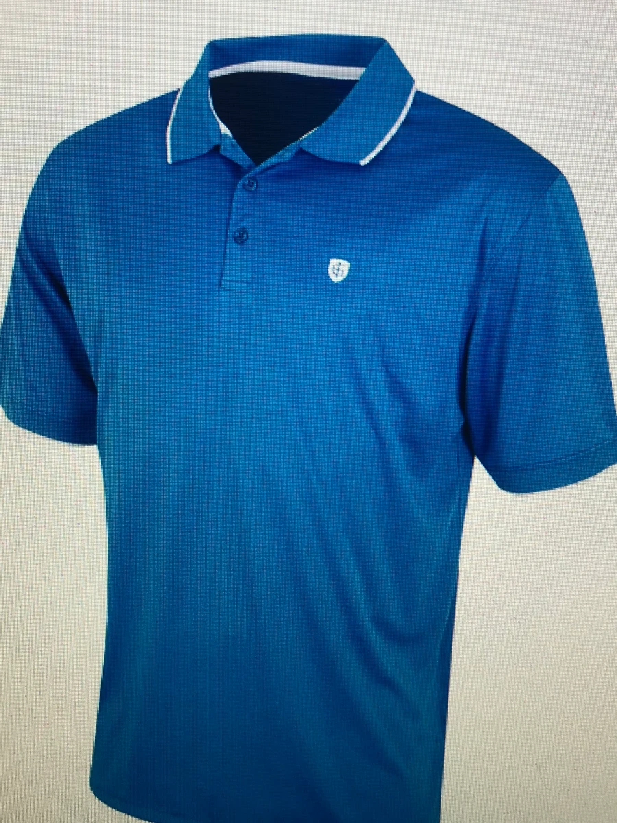 Island Green Essentials Junior Plain Polo Shirt - Sky Azure 3 Island Green Essentials Junior Plain Polo Shirt - Sky Azure